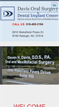 Mobile Screenshot of davisoralsurgery.com